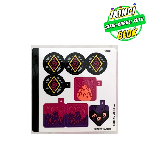 LEGO® Sticker Sheet for Set 71483-1 Renk Yok / Herhangi Bir Renk Sıfır