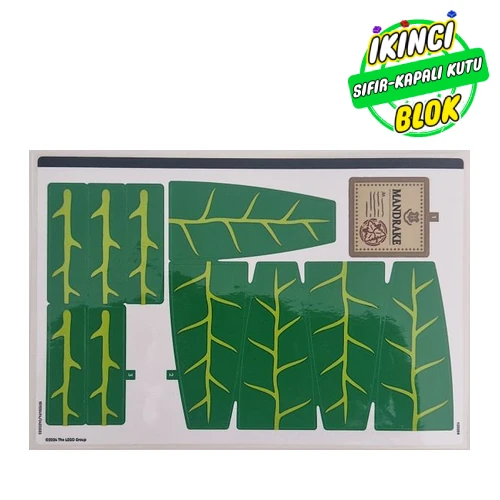 LEGO® Sticker Sheet for Set 76433-1 Renk Yok / Herhangi Bir Renk Sıfır