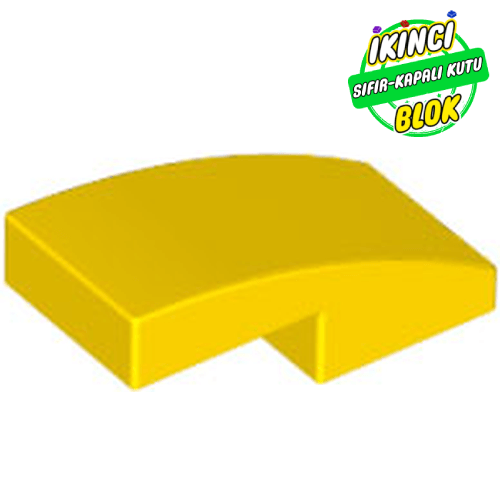 LEGO® 2 x 1 x 2/3 Eğimli Parça Sarı Sıfır