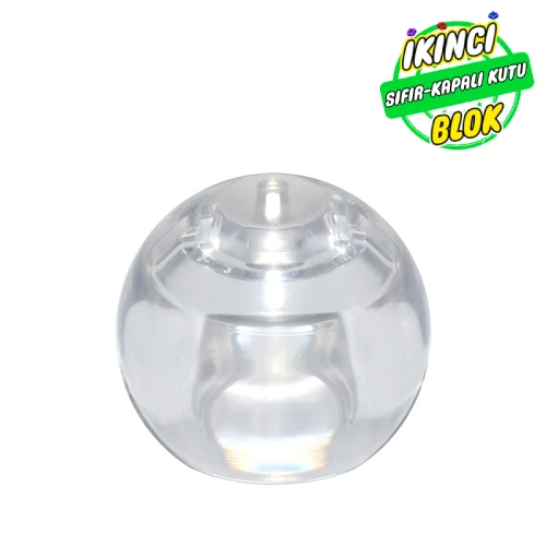 LEGO® Helmet Round Sphere with Small Hole Şeffaf Sıfır