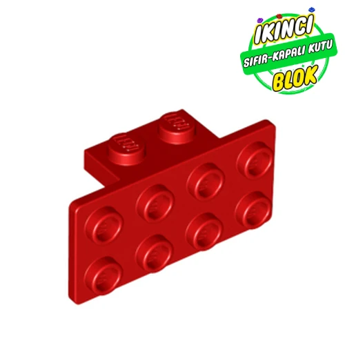 LEGO® Bracket 1 x 2 - 2 x 4 Kırmızı Sıfır