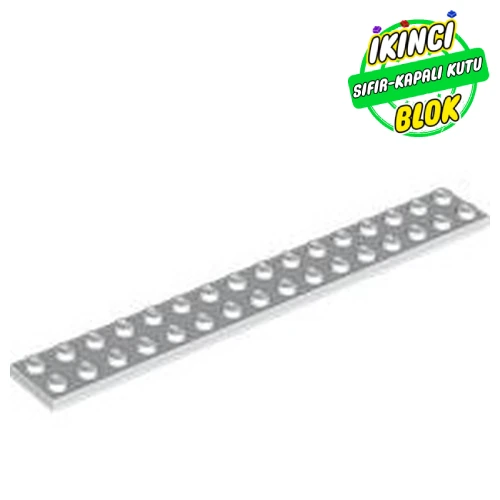LEGO® Plate 2 x 16 Beyaz Sıfır
