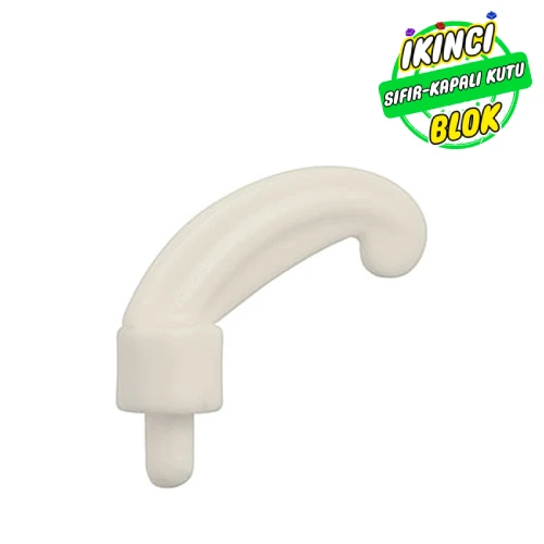 LEGO® Küçük Minifigür Kask Tüyü Beyaz Sıfır