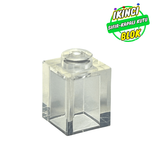 LEGO® 1 x 1 Tuğla Şeffaf Sıfır