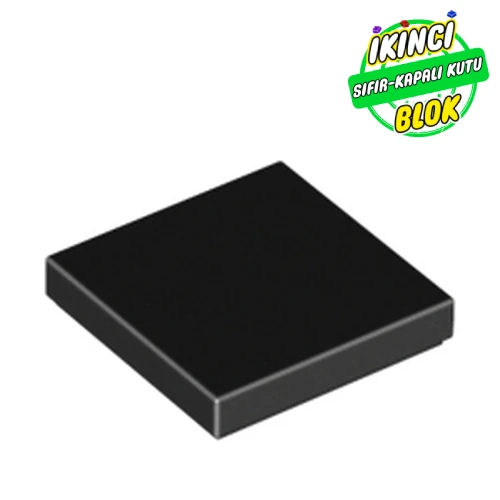 LEGO® Tile 2 x 2 with Groove Siyah Sıfır
