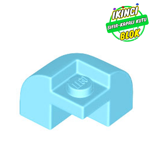 LEGO® 2 x 2 x 1 1/3 Köşe Eğimli Parça Orta Azur Sıfır