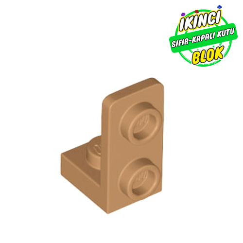 LEGO® 1 x 1 ve 1 x 2 Ters Braket Orta Karamel Sıfır