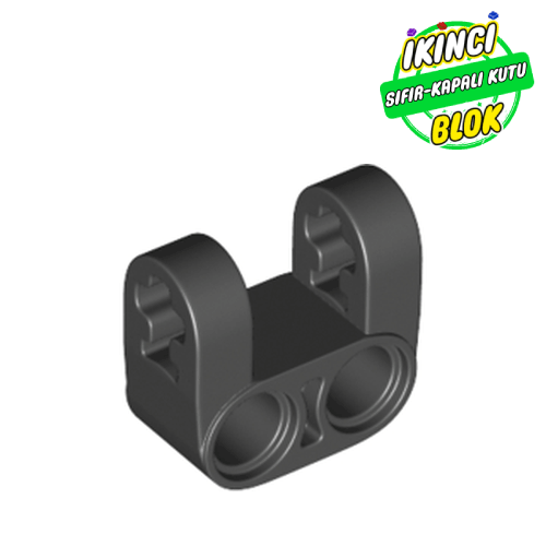 LEGO® 2 Pimli ve Aks Geçişli Technic Bağlantı Siyah Sıfır
