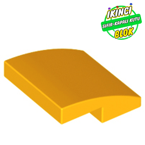 LEGO® 2 x 2 x 2/3 Eğimli Parça Parlak Açık Turuncu Sıfır