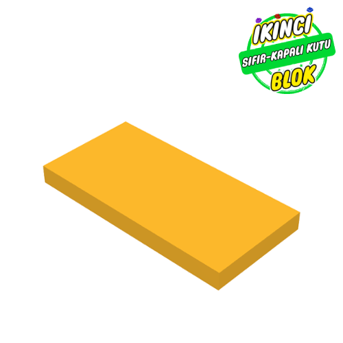 LEGO® 2 x 4 Düz Plaka Parlak Açık Turuncu Sıfır