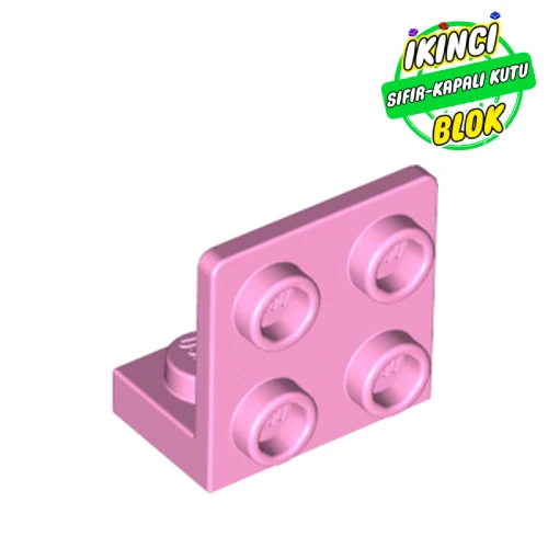 LEGO® Bracket 1 x 2 - 2 x 2 Inverted Parlak Pembe Sıfır