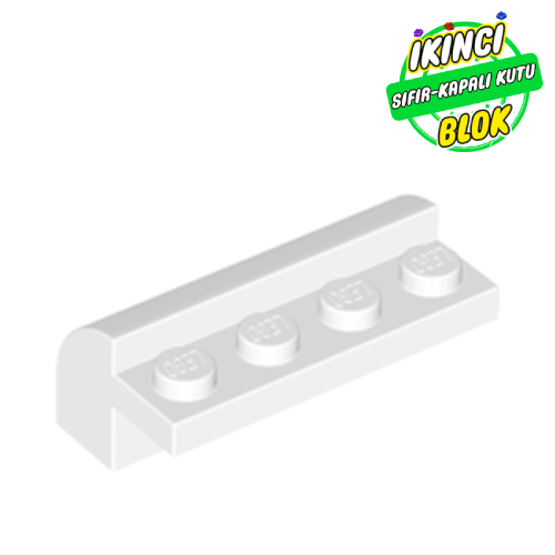 LEGO® 2 x 4 x 1 1/3 Eğimli Parça Beyaz Sıfır