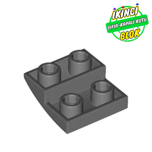 LEGO® 2 x 2 x 2/3 Eğimli Parça Ters Koyu Mavimsi Gri Sıfır