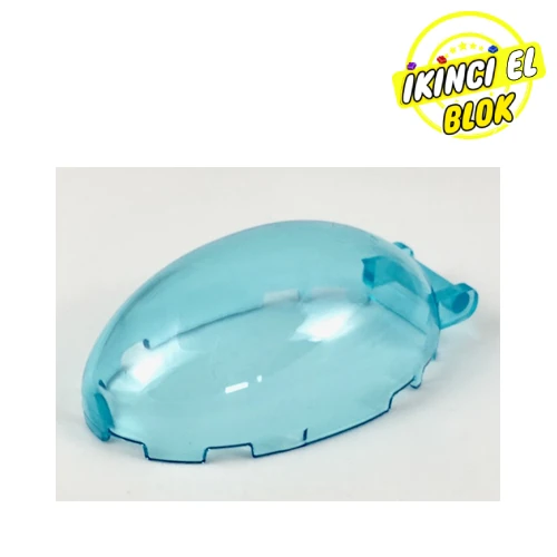 LEGO® Windscreen 6 x 4 x 2 1/3 Bubble Canopy with Handle ŞEffaf Açık Mavi İkinci El