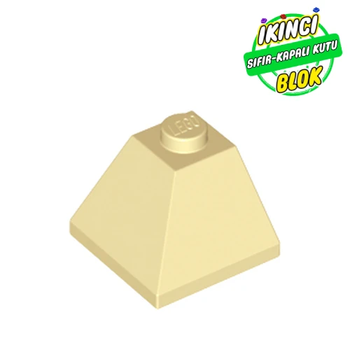 LEGO® Slope 45° 2 x 2 Double Convex Bej Sıfır