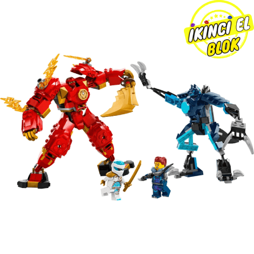 71808 LEGO® Kai's Elemental Fire Mech İkinci el