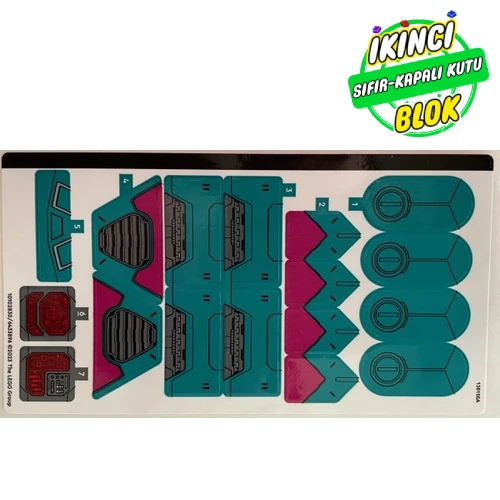 LEGO® Sticker Sheet for Set 76255-1 Renk Yok / Herhangi Bir Renk Sıfır