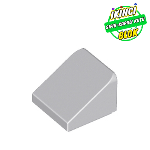 LEGO® 1 x 1 x 2/3 Eğimli Tuğla Açık Mavimsi Gri Sıfır