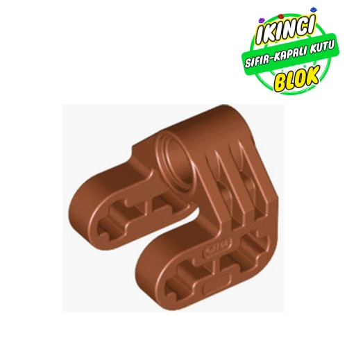 LEGO® Aks ve Pim Girişli Bağlayıcı Parça Koyu Turuncu Sıfır