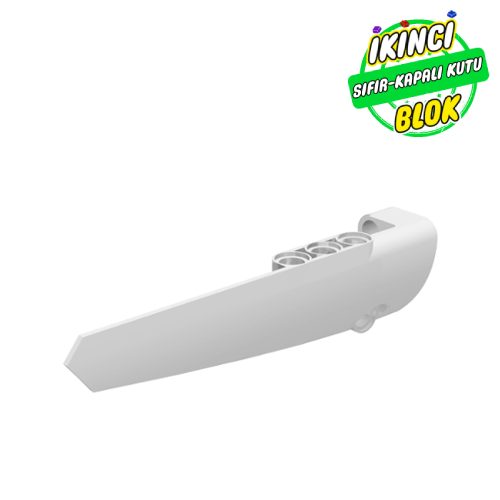 LEGO® 5 Numaralı Technic Panel Uzun A Tarafı Beyaz Sıfır
