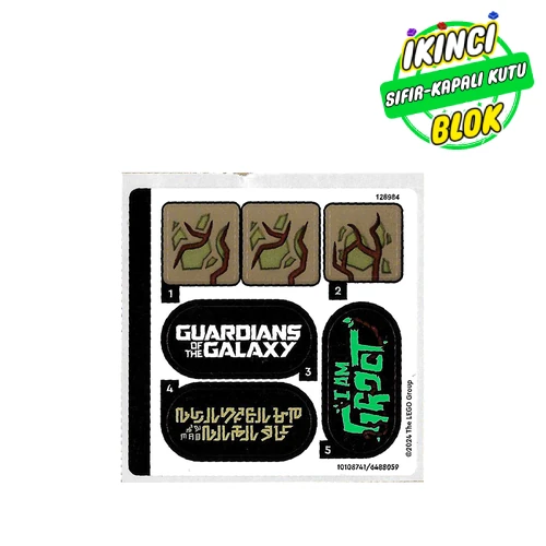 LEGO® Sticker Sheet for Set 76297-1 Renk Yok / Herhangi Bir Renk Sıfır