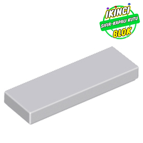 LEGO® 1 x 3 Düz Plaka Açık Mavimsi Gri Sıfır
