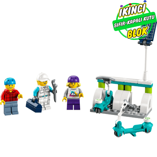 40526 LEGO® Electric Scooters & Charging Dock blister pack Sıfır Kapalı Kutu