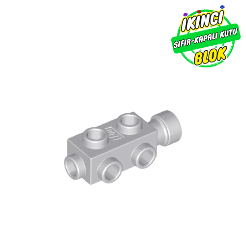 LEGO® 1 x 2 dx 2/3 Yanları Studlı Tuğla Açık Mavimsi Gri Sıfır