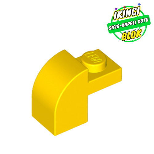 LEGO® 2 x 1 x 1 1/3 Eğimli Parça Sarı Sıfır