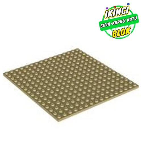 LEGO® Plate 16 x 16 Bej Sıfır