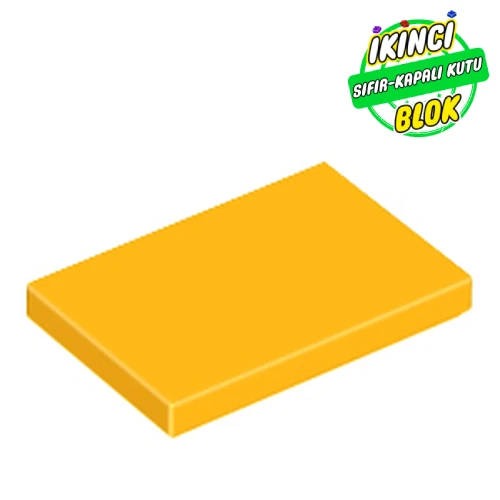 LEGO® Tile 2 x 3 Parlak Açık Turuncu Sıfır