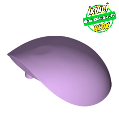 LEGO® Large Figure Shoulder Cover, Armor, Round, Smooth [Plain] Lavanta Sıfır