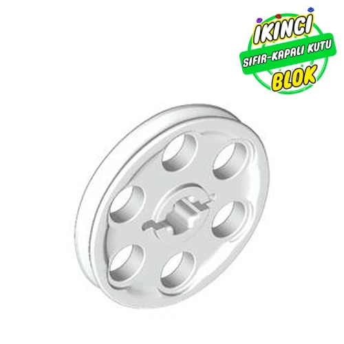 LEGO® Technic Wedge Belt Wheel [aka Pulley] Beyaz Sıfır