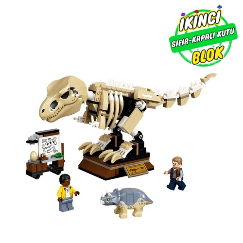 76940 LEGO® T. rex Dinosaur Fossil Exhibition Sıfır Kapalı Kutu