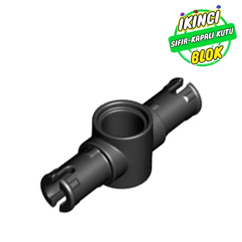 LEGO® 3L Merkez Pim Girişli Technic Bağlayıcı Siyah Sıfır