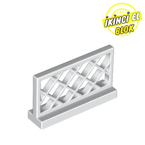 LEGO® Fence Lattice 1 x 4 x 2 Beyaz İkinci El