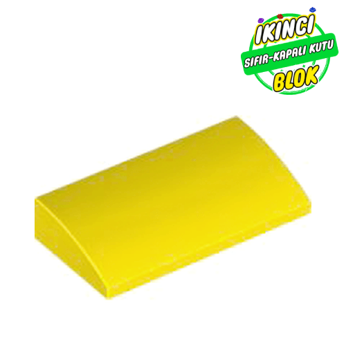 LEGO® 2 x 4 x 2/3 Eğimli Parça Sarı Sıfır