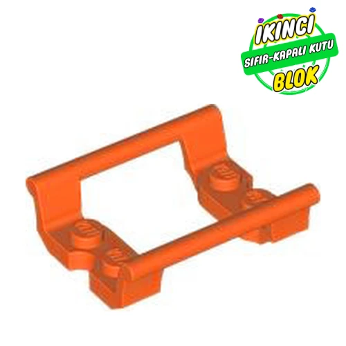 LEGO® Vehicle Track, Roller Coaster Straight 4L Kırmızımsı Turuncu Sıfır