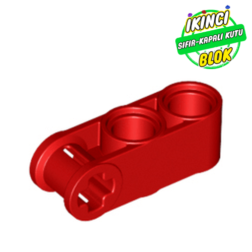 LEGO® 3L Aks ve Pim Girişli Pim Bağlayıcı Kırmızı Sıfır