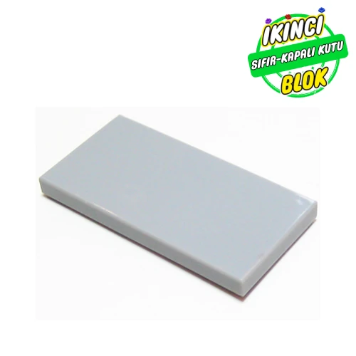 LEGO® Tile 2 x 4 with Groove Açık Mavimsi Gri Sıfır