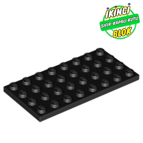 LEGO® Plate 4 x 8 Siyah Sıfır
