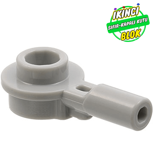 LEGO® 1L Çubuk, 1 x 1 Yuvarlak Plaka (İçi Boş Studlu) Açık Mavimsi Gri Sıfır