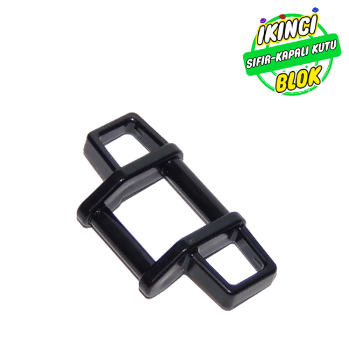 LEGO® 1 x 4 x 1 2/3 Ön Tampon Izgarası Siyah Sıfır