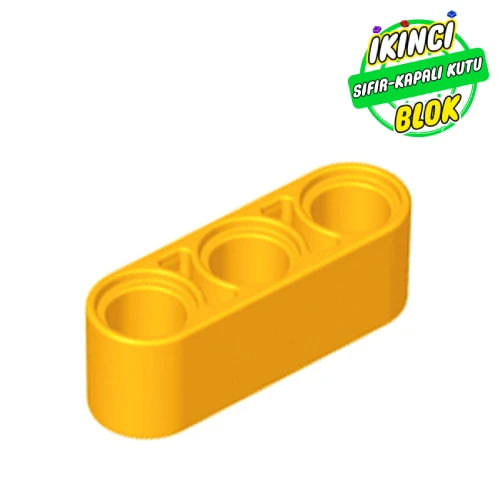 LEGO® 1 x 3 Liftarm Parlak Açık Turuncu Sıfır