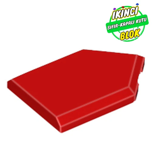 LEGO® 2 x 3 Üçgen Köşe Düz Plaka Kırmızı Sıfır