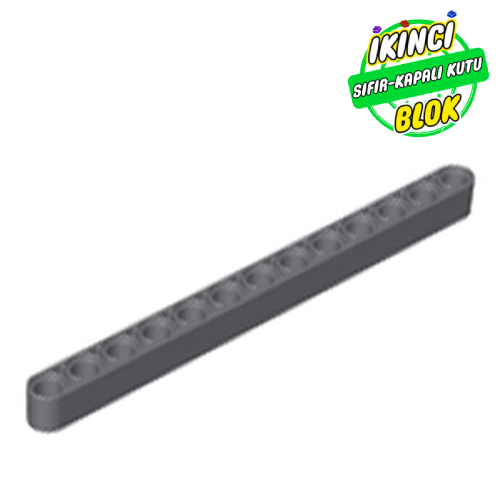 LEGO® 1 x 13 Liftarm Koyu Mavimsi Gri Sıfır
