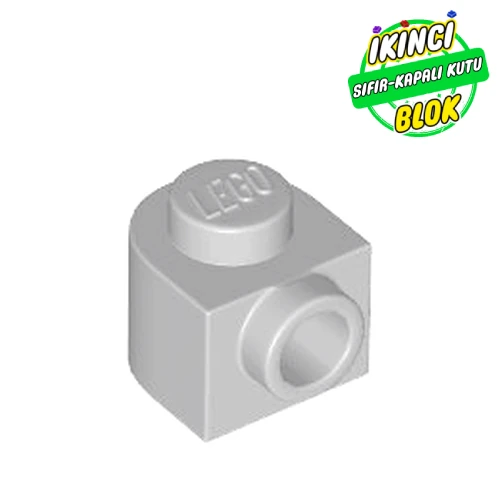LEGO® Plate 1 x 1 x 2/3 Half Round with Side Stud Açık Mavimsi Gri Sıfır