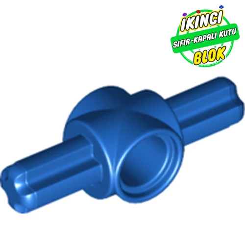 LEGO® 2 Aks çıkışlı Pim Bağlayıcı Mavi Sıfır