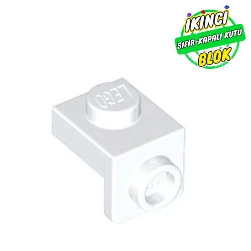 LEGO® Bracket 1 x 1 - 1 x 1 Beyaz Sıfır