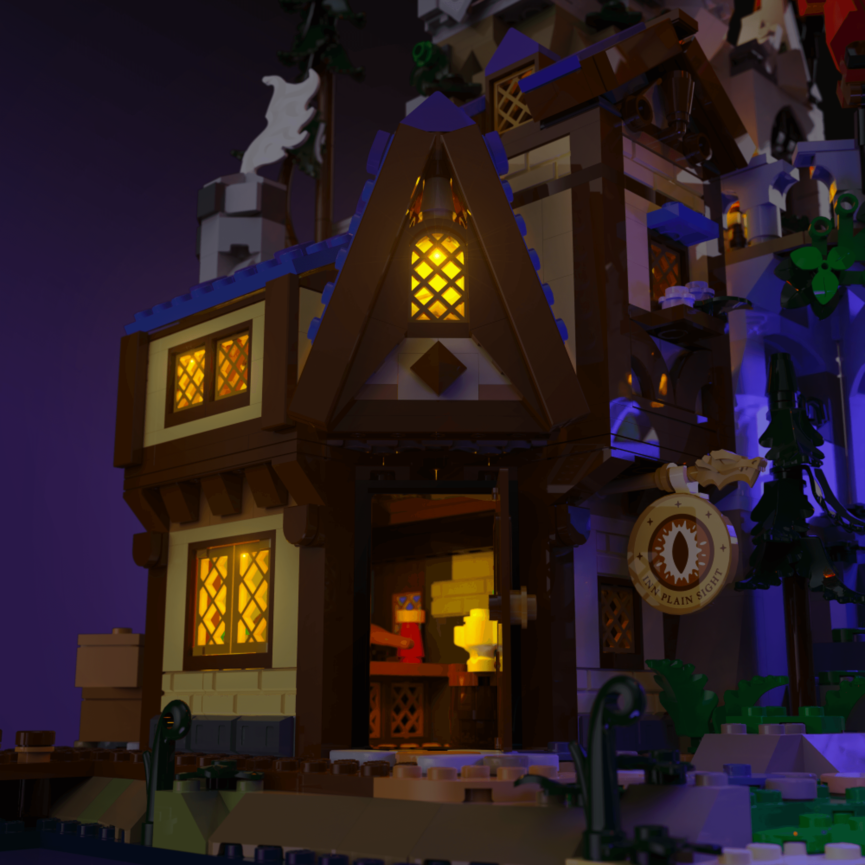 LEGO® 21348 Dungeons & Dragons: Red Dragon's Tale Işık Kiti